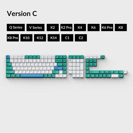 OEM Dye-Sub PBT Keycap Set - Iceberg 1