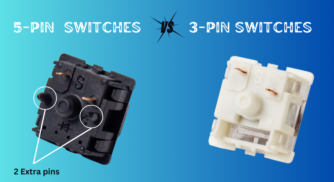 A Comparison of 5-Pin Keyboard Switches and 3-Pin Switches – Credkeys