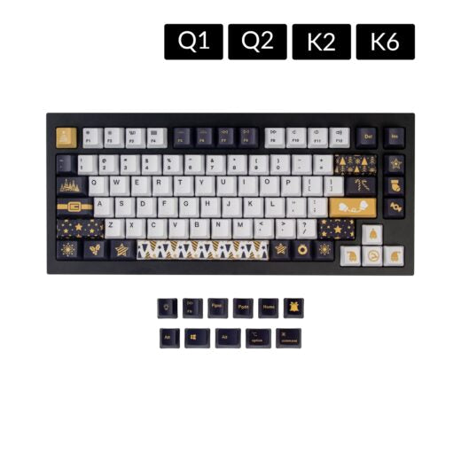 JIS Q1 OEM Dye-Sub PBT Keycap Set 13