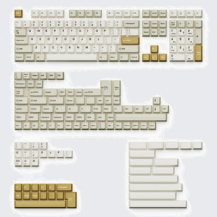 Cherry Profile Double â€“ Shot PBT Full Set Keycaps â€“ Camel 1