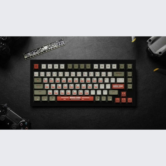 OEM Dye-Sub PBT Full Set Keycap Set - Morse Code 1