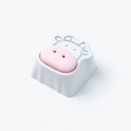 Cute Cows Aluminum Alloy Artisan Keycap 1