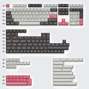 Cherry Profile Double â€“ Shot PBT Full Set Keycaps â€“ Dolch Pink 1