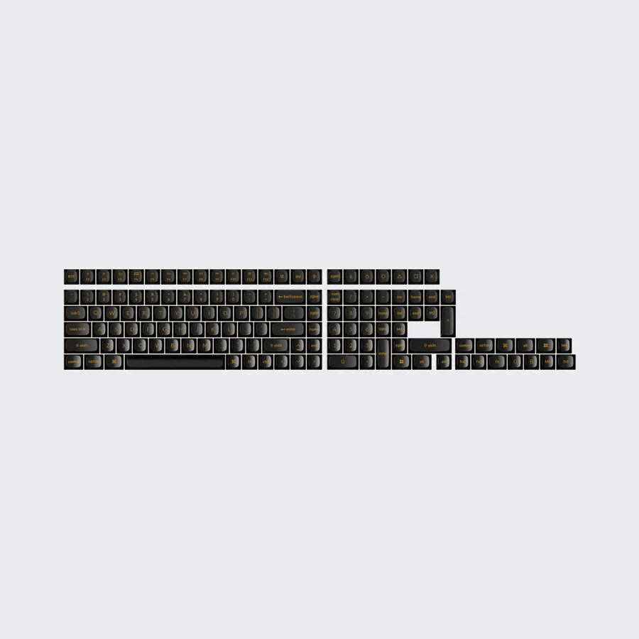 Black Transparent OSA Full Set Keycap Set 1