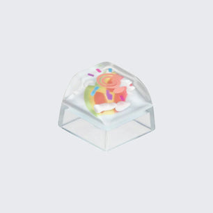 Rainbows And Sunshine Resin Artisan Keycap 1