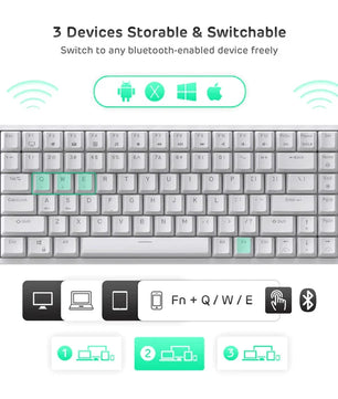 RK84 Royal Kludge 75% Wireless Mechanical Keyboard 22