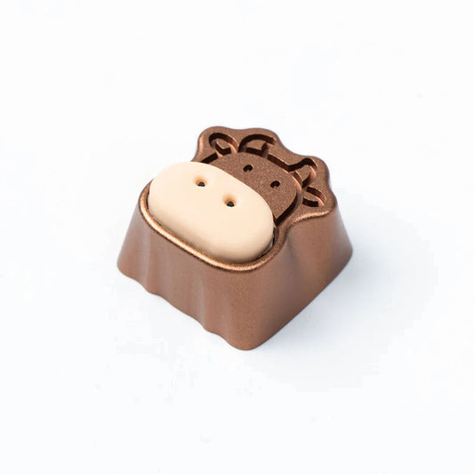Cute Cows Aluminum Alloy Artisan Keycap 2