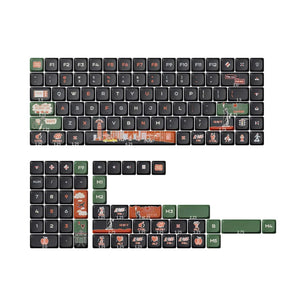 Low Profile LSA Dye-Sub PBT Full Set Keycap Set - New York 2