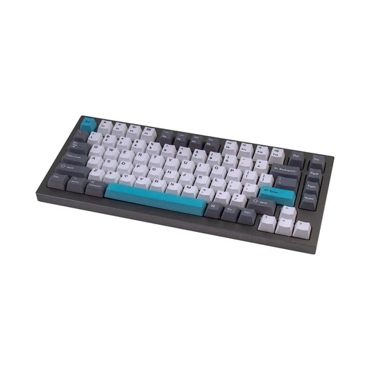 OEM Dye-Sub PBT Keycap Set - Grey White Blue 2