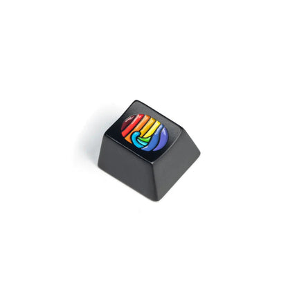 Keychron Colorful Great Wave Metal Artisan Keycap 3
