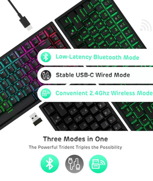 RK84 Royal Kludge 75% Wireless Mechanical Keyboard 3