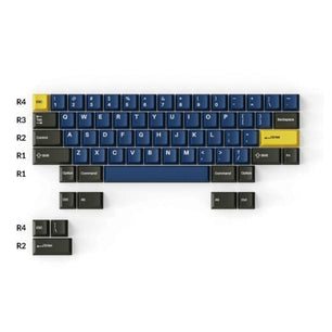 Cherry Profile Double-Shot PBT Full Set Keycaps â€“ Royal 3