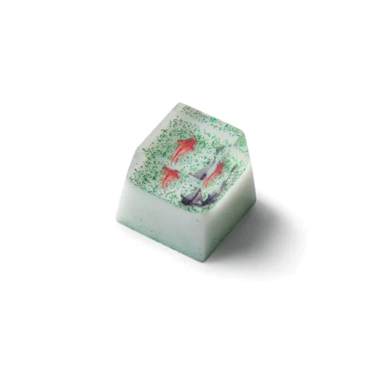Elegant Goldfish Resin Artisan Keycap 3