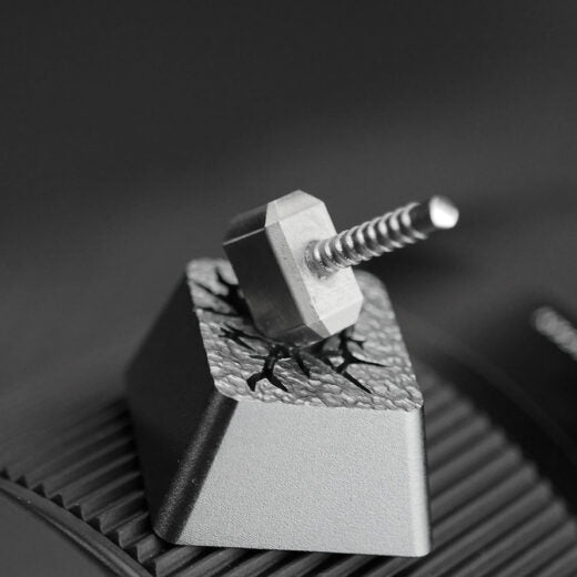 Hammer Aluminum Alloy Artisan Keycap 4