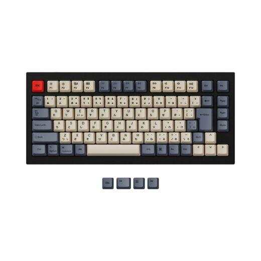 JIS Q1 OEM Dye-Sub PBT Keycap Set 4