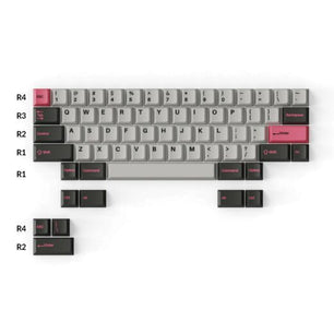 Cherry Profile Double â€“ Shot PBT Full Set Keycaps â€“ Dolch Pink 4