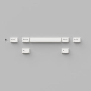 Cherry Profile Double â€“ Shot PBT Full Set Keycaps â€“ Black on White 4