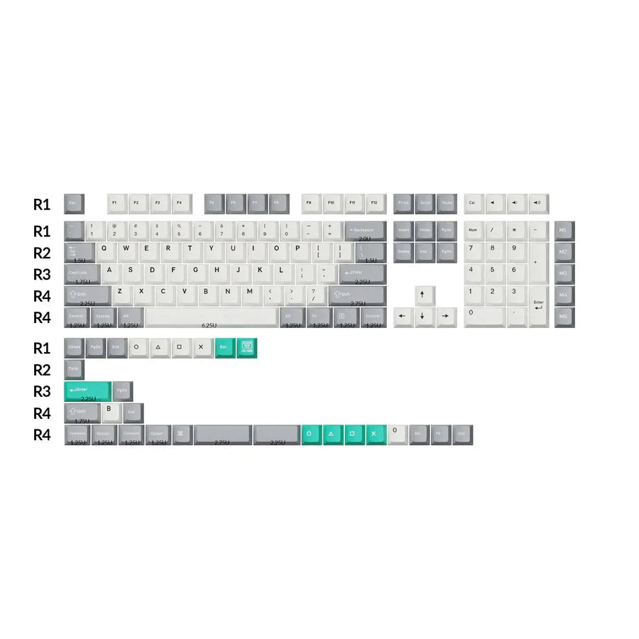 Cherry Profile Double-Shot PBT Full Set Keycaps 4
