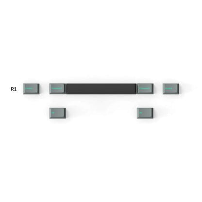 Cherry Profile Double-Shot PBT Full Set Keycaps â€“ Hacker Mint 5