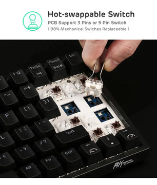 RK84 Royal Kludge 75% Wireless Mechanical Keyboard 6