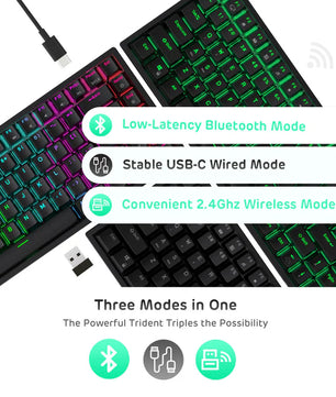 RK84 Royal Kludge 75% Wireless Mechanical Keyboard