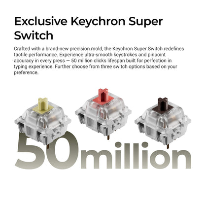 Keychron C1 Pro 8K QMK Wired Custom Mechanical Keyboard