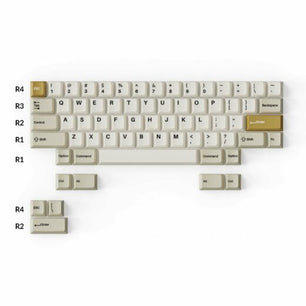 Keychron Cherry Profile Double – Shot PBT Full Set Keycaps – Camel