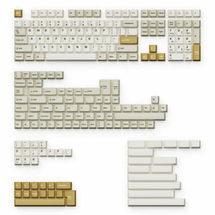 Keychron Cherry Profile Double – Shot PBT Full Set Keycaps – Camel