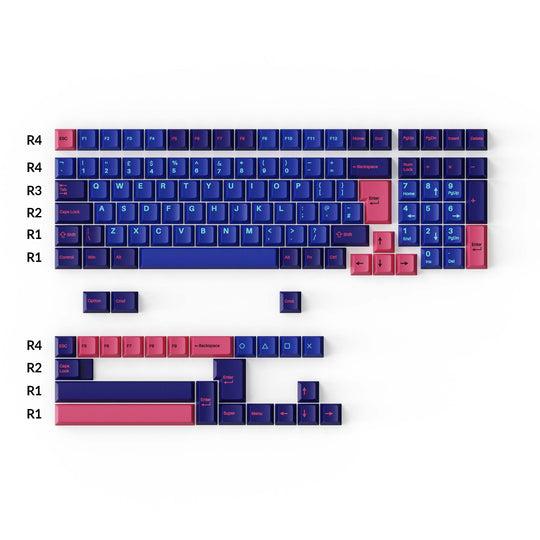 Keychron Cherry Profile Double – Shot PBT Full Set Keycaps – Player