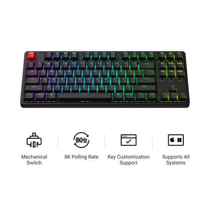 Keychron C3 Pro 8K QMK Wired Custom Mechanical Keyboard