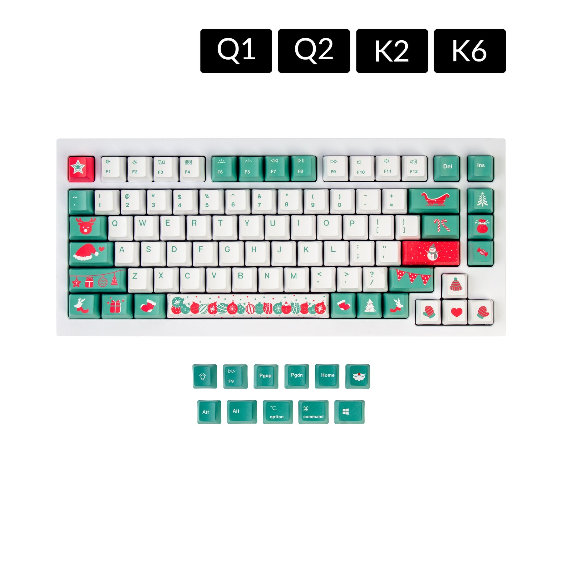 Keychron JIS Q1 OEM Dye-Sub PBT Keycap Set