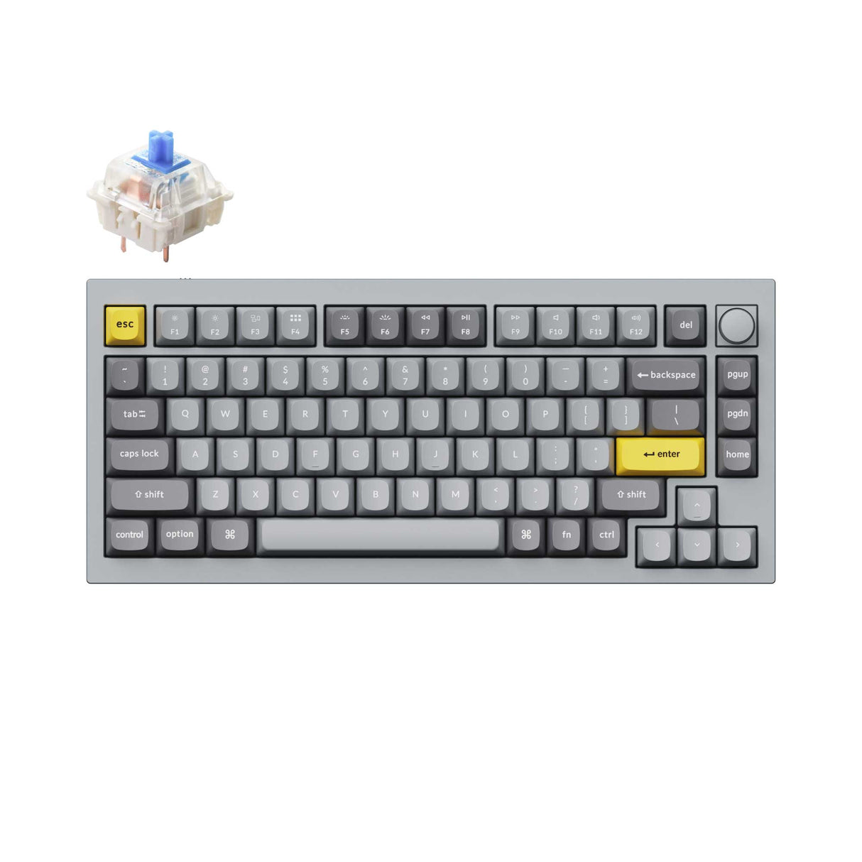 Keychron V1 QMK/カバー付 Keychron V1 QMK/VIA メカニカルキーボード– SUPER KOPEK