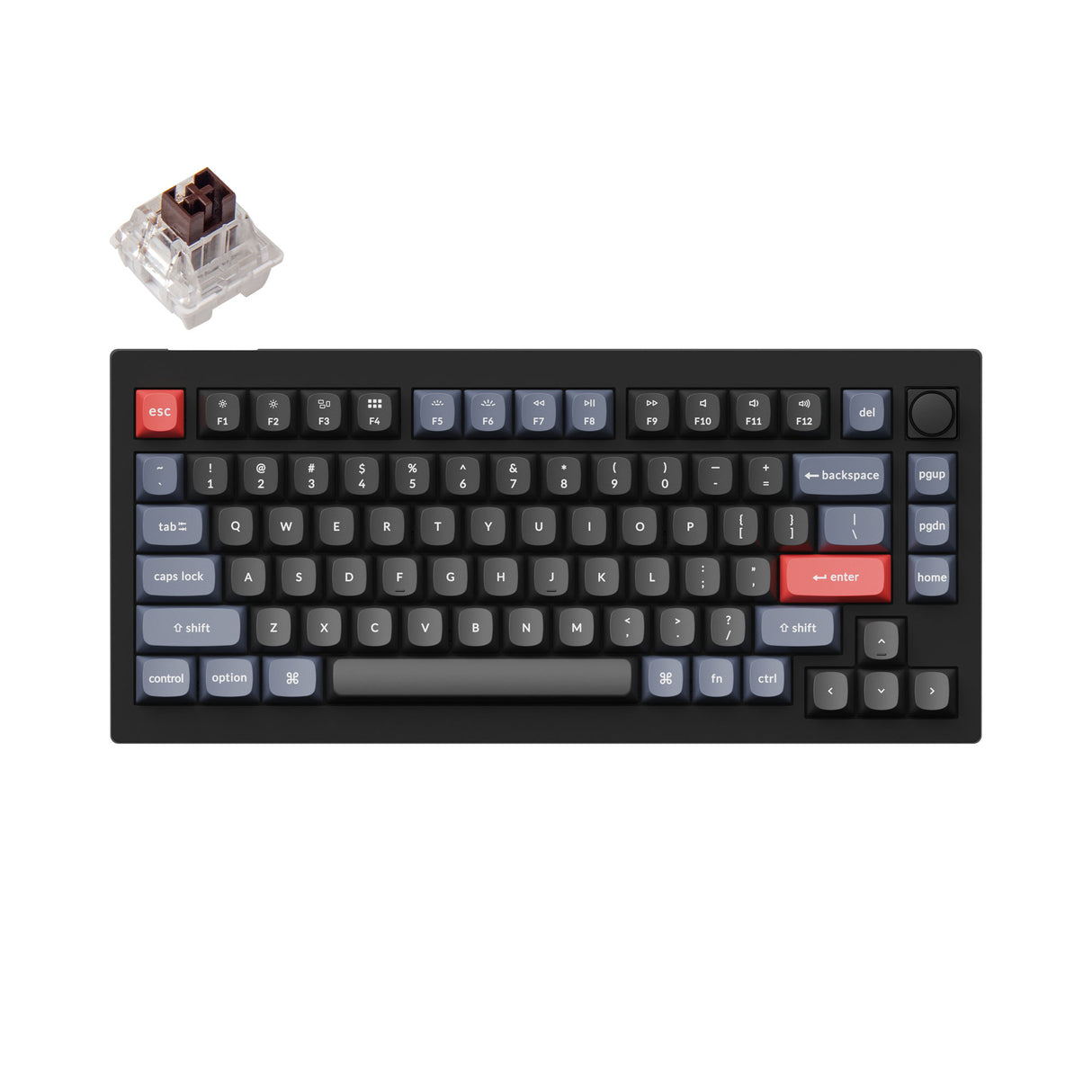 Keychron V1 QMK Custom Wired Mechanical Keyboard – Credkeys