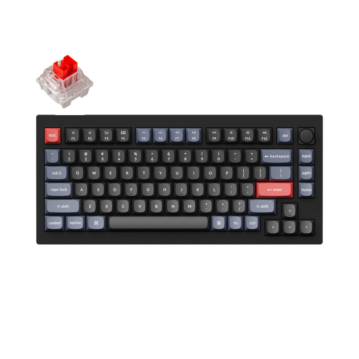 Keychron V1 QMK/カバー付 Keychron V1 QMK Custom Wired Mechanical Keyboard – Credkeys