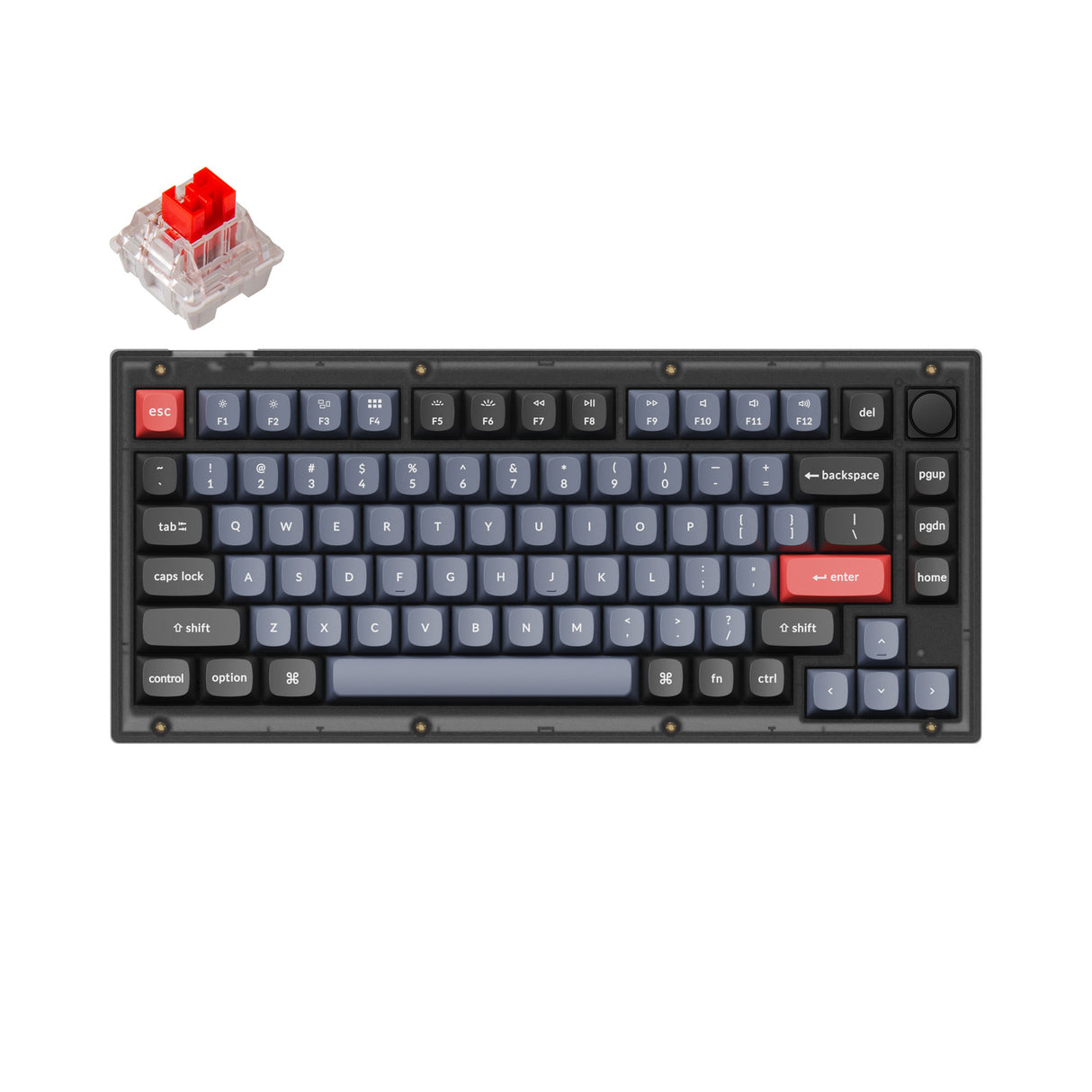 Keychron V1 QMK Custom Wired Mechanical Keyboard – Credkeys