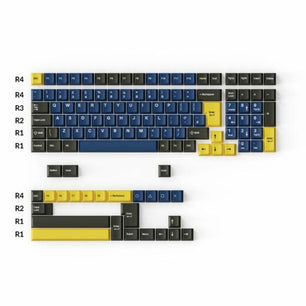 Keychron Cherry Profile Double-Shot PBT Full Set Keycaps – Royal