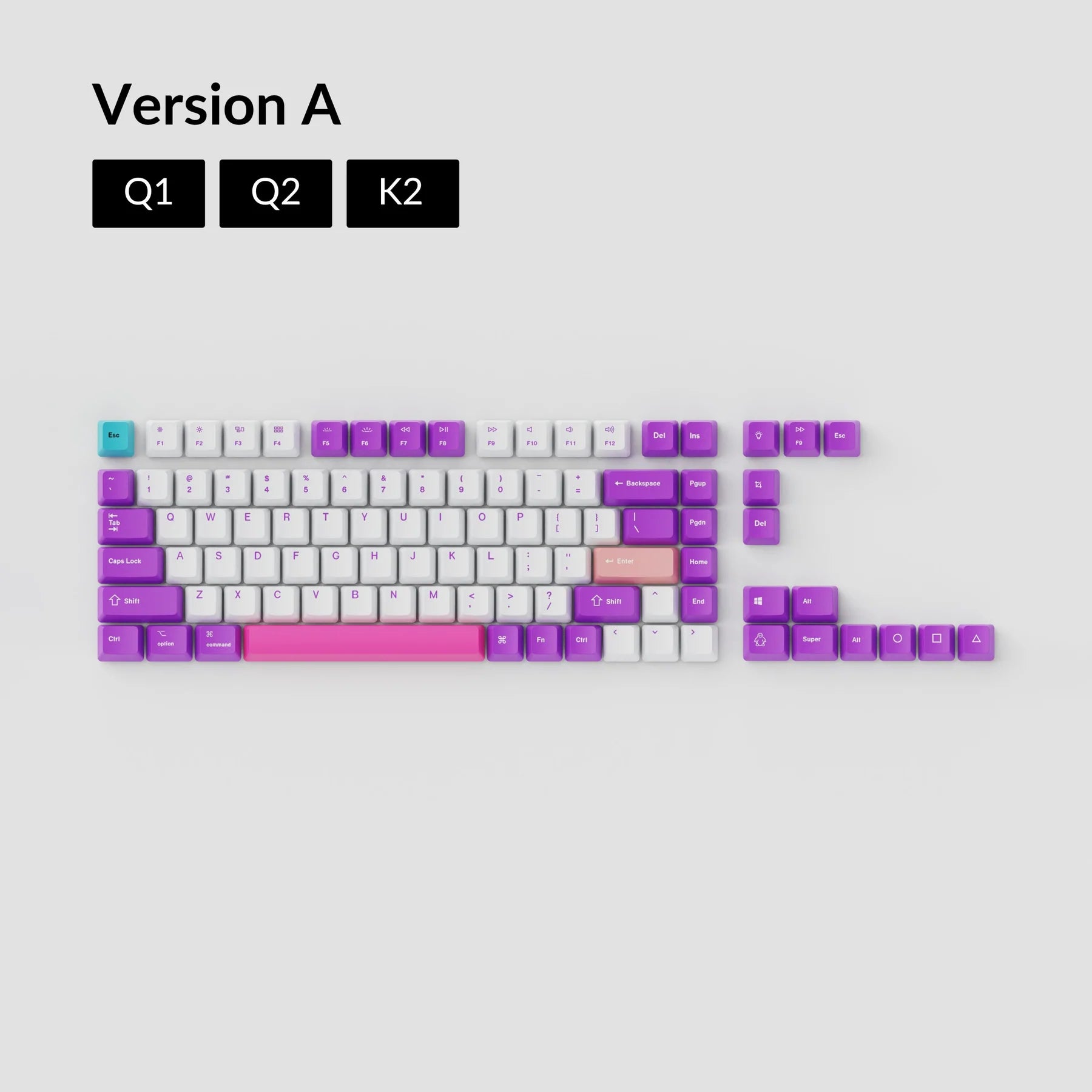 Keychron JIS Q1 OEM Dye-Sub PBT Keycap Set