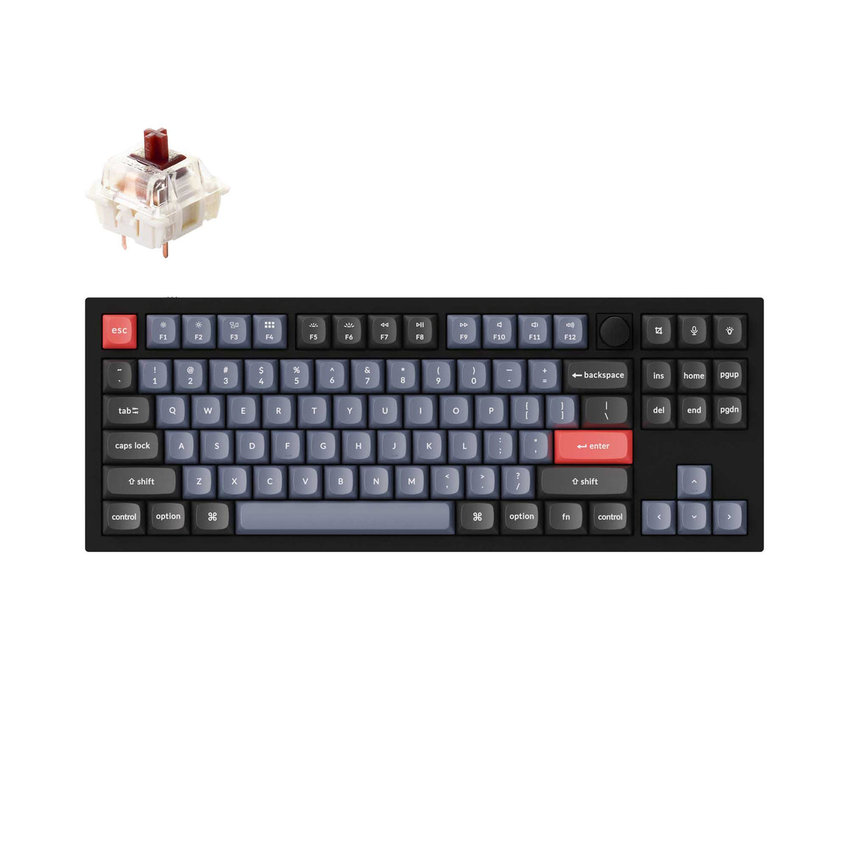 Keychron Q3 QMK Custom Wired Mechanical Keyboard (Fully Assembled)