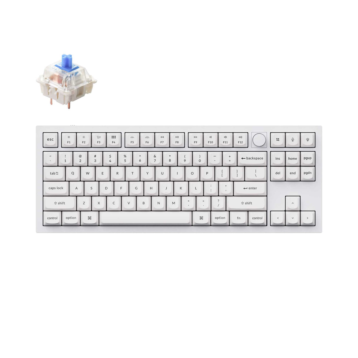 Keychron Q3 QMK Custom Wired Mechanical Keyboard (Fully Assembled)