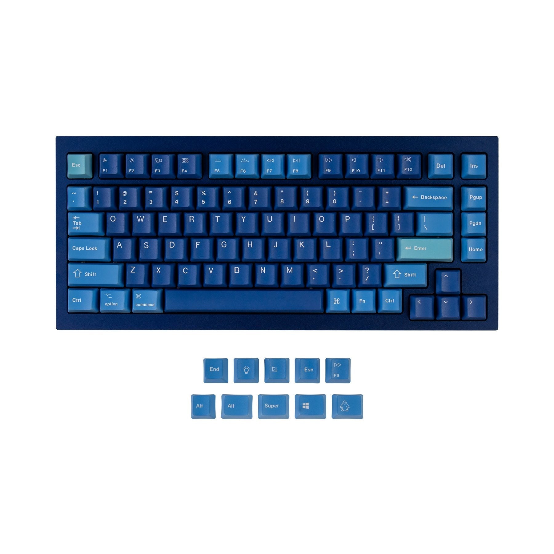 Keychron JIS Q1 OEM Dye-Sub PBT Keycap Set