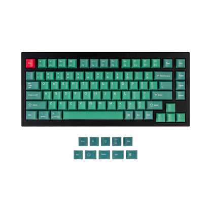 Q1 & K2 OEM Dye-Sub PBT Keycap Set - Forest