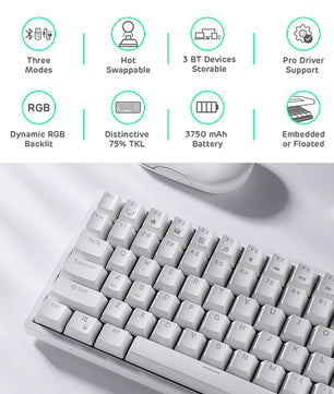 RK84 Royal Kludge 75% Wireless Mechanical Keyboard