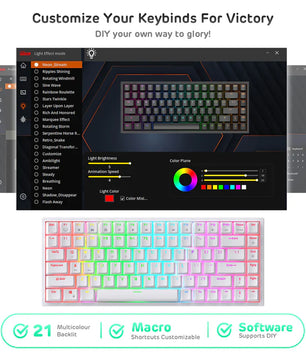 RK84 Royal Kludge 75% Wireless Mechanical Keyboard