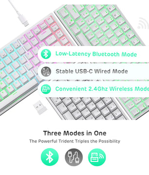 RK84 Royal Kludge 75% Wireless Mechanical Keyboard